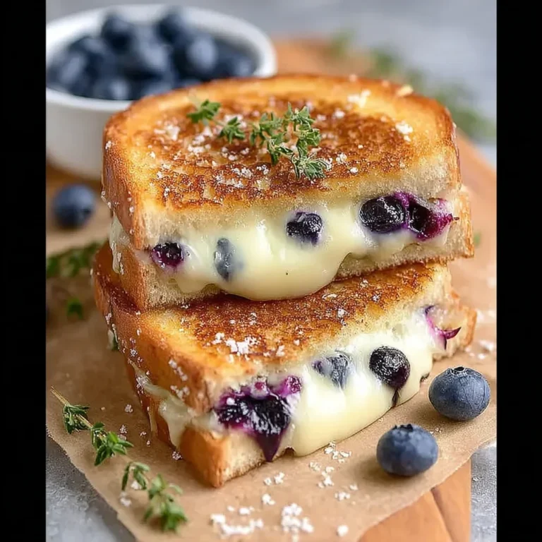Crispy Blueberry Grilled Cheese Recipe