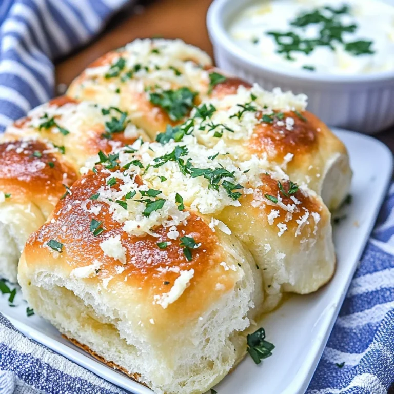 Cheesy Hawaiian Roll Garlic Bread Recipe