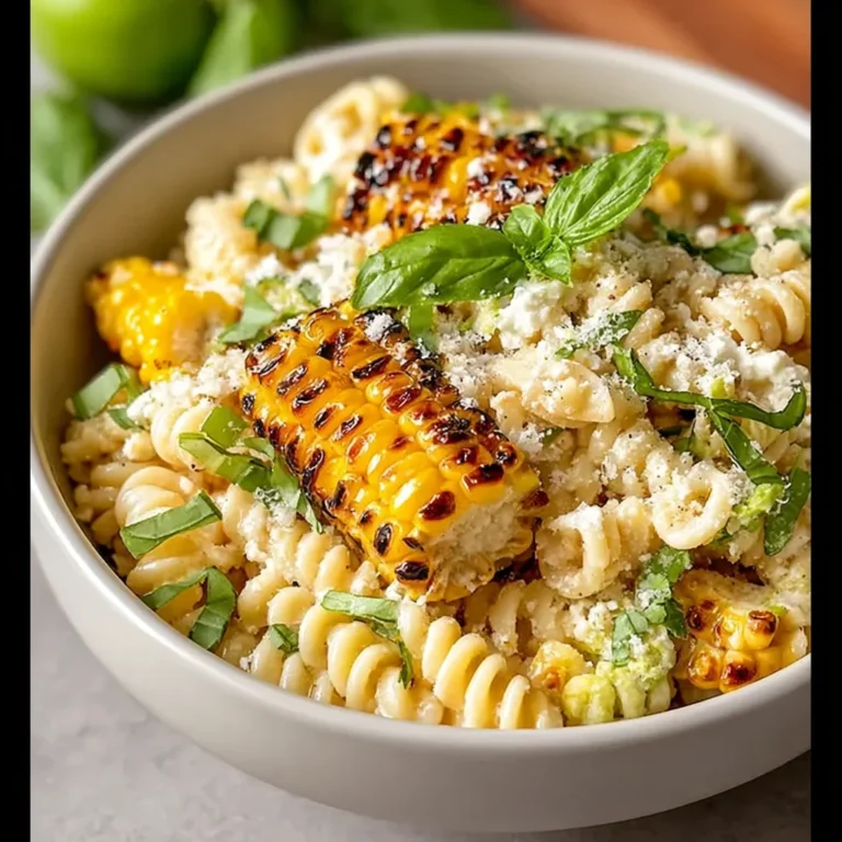 Creamy Street Corn Pasta Salad Recipe