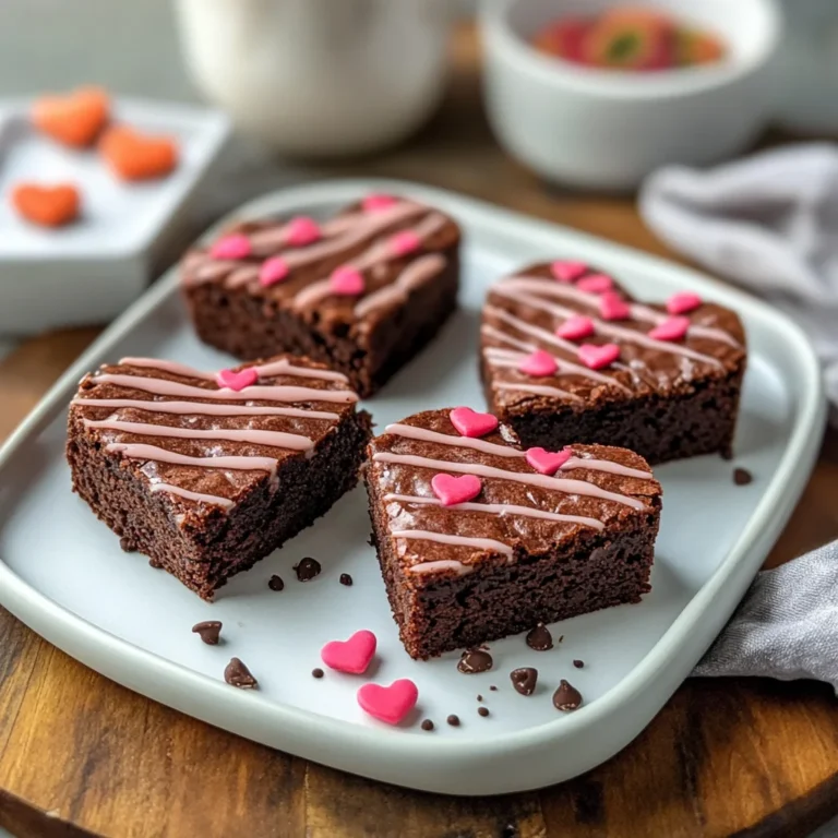 Heart Shaped Brownies Recipe Easy