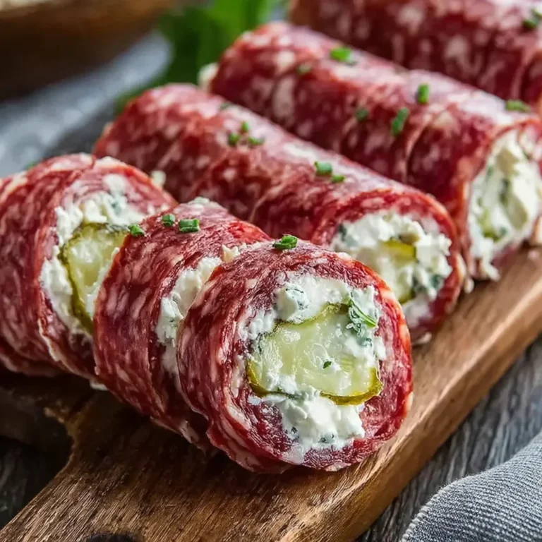 Irresistible Keto Salami Roll-Ups Recipe