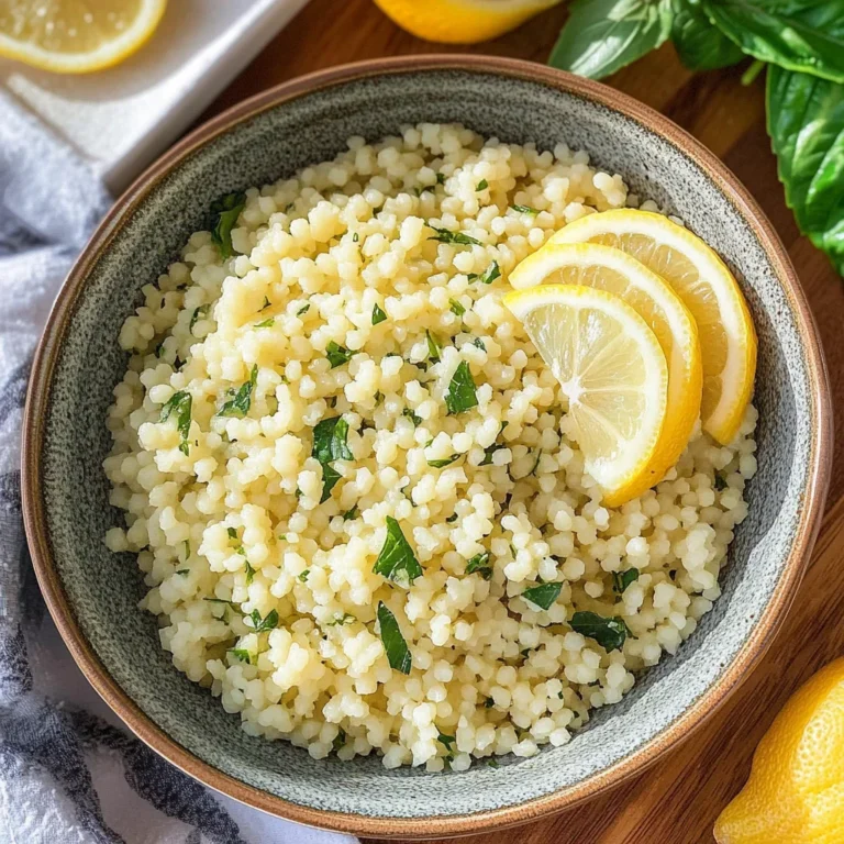 Lemon Herb Couscous Recipe
