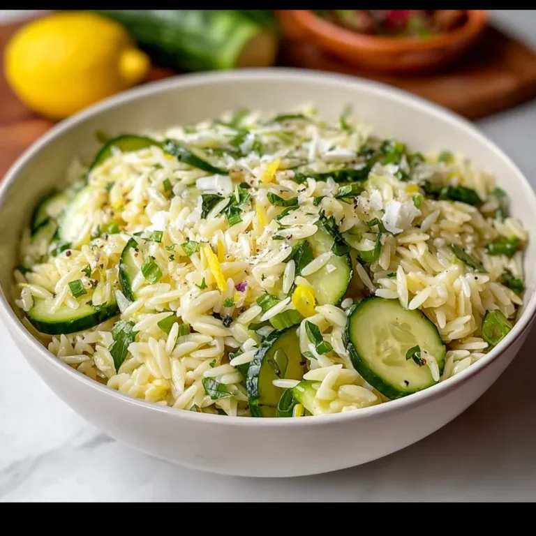 Best Cucumber Lemon Orzo Salad Recipe
