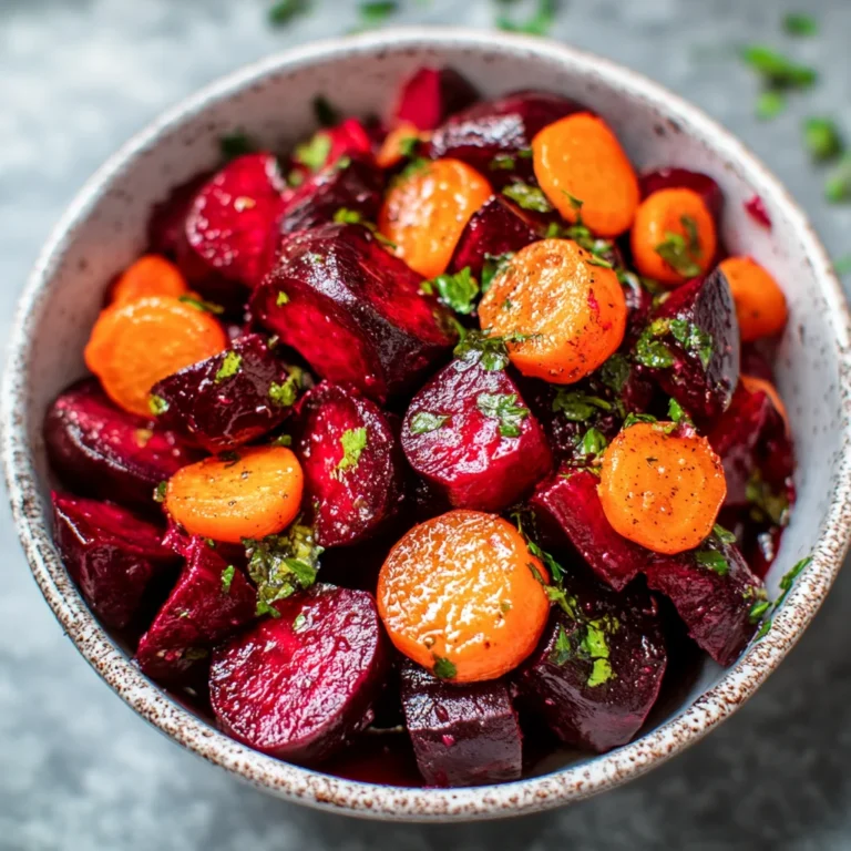Maple Roasted Beets and Carrots Recipe