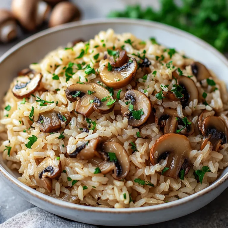 Mushroom Rice Recipe