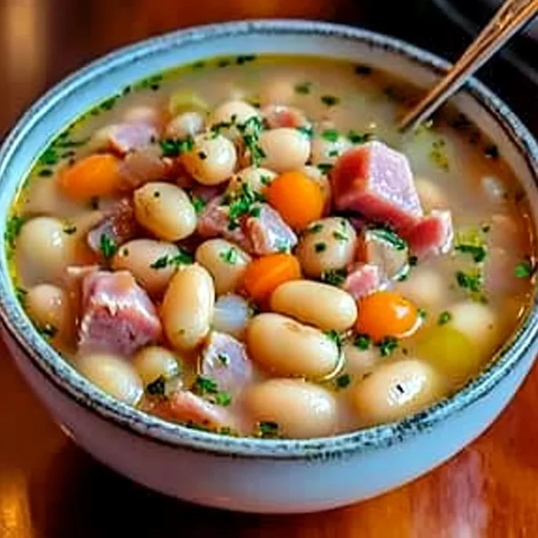 Old-Fashioned Ham and Bean Soup Recipe
