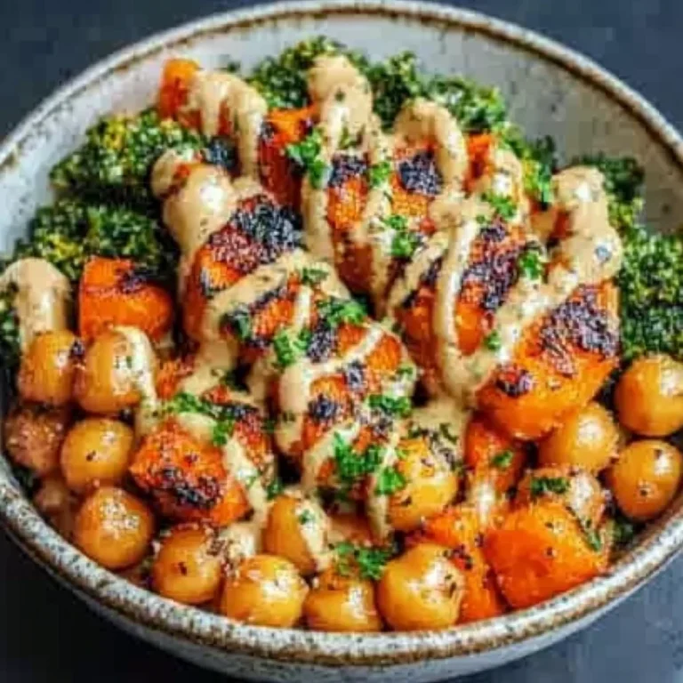 One-Pan Roasted Carrot and Chickpea Bowl Recipe