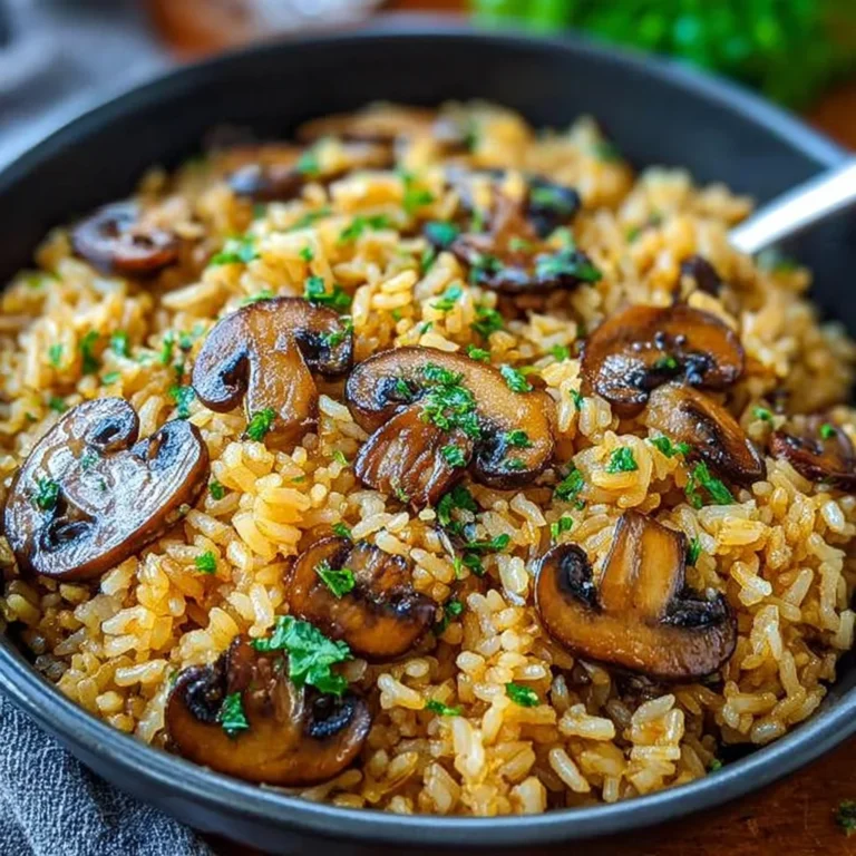 One-Pot Mushroom Rice Recipe