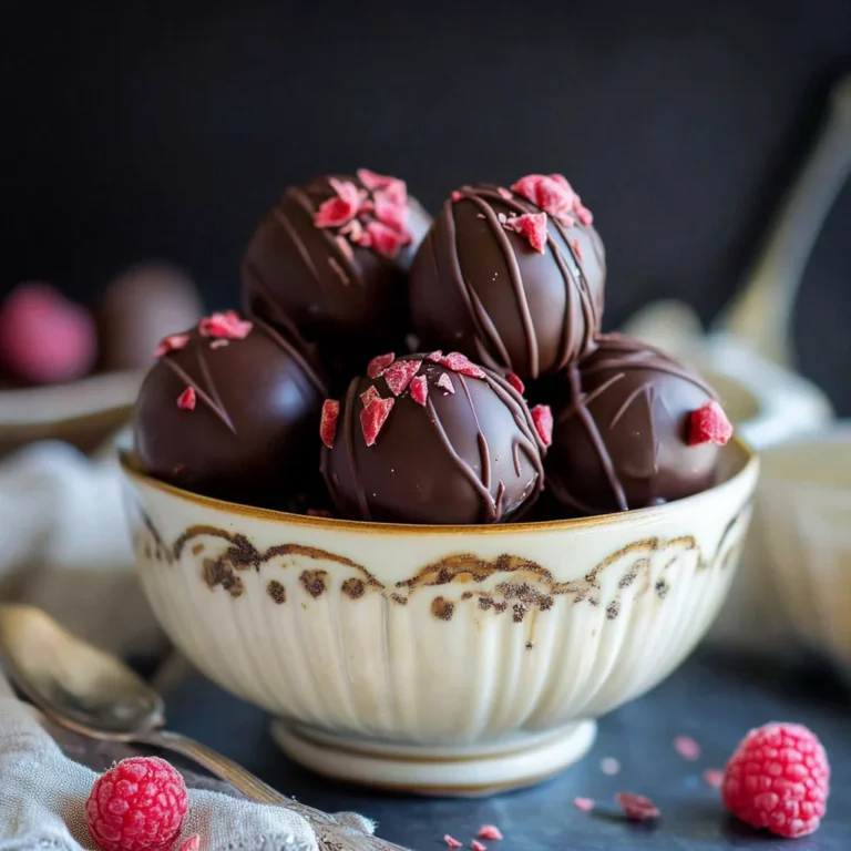Raspberry Chocolate Truffles Recipe