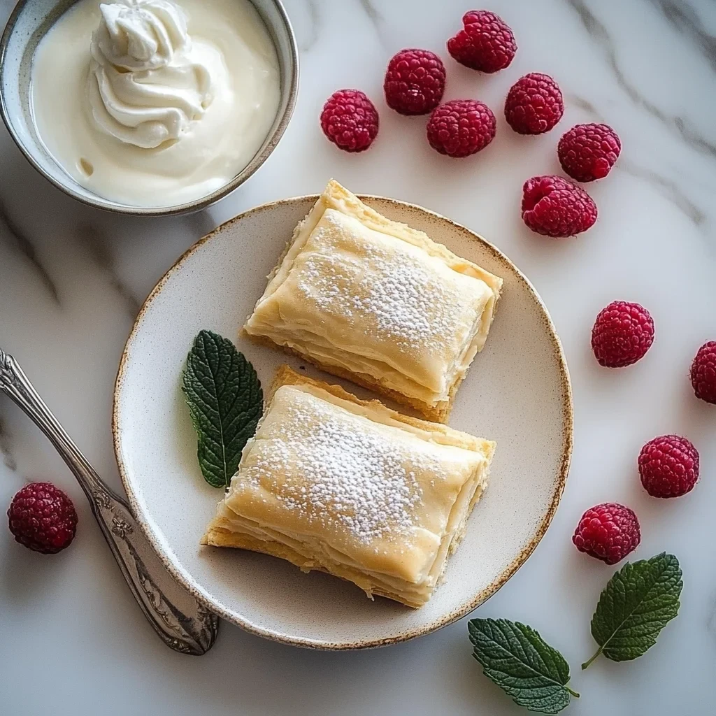 Raspberry Cream Napoleons: Fancy Yet Easy Dessert Recipe image-3
