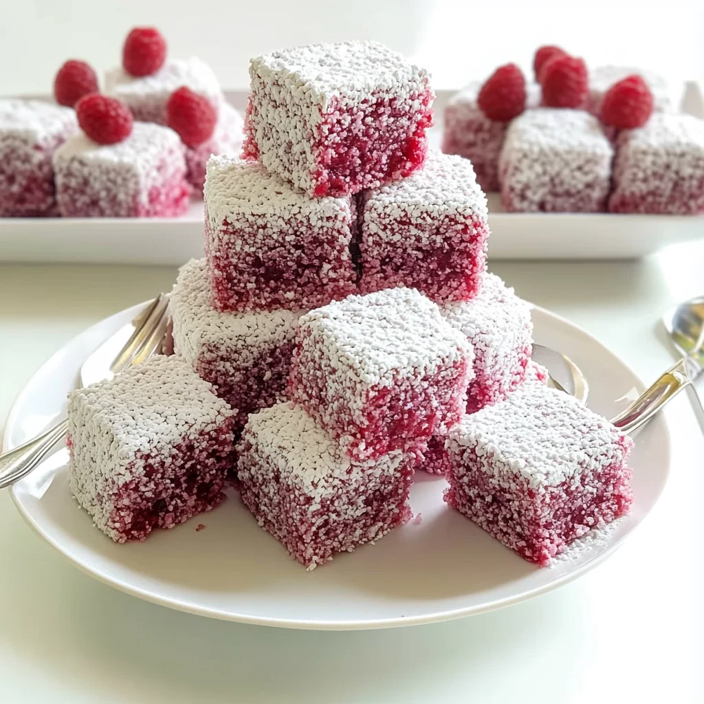 Recipe Title: Raspberry Lamingtons image-3