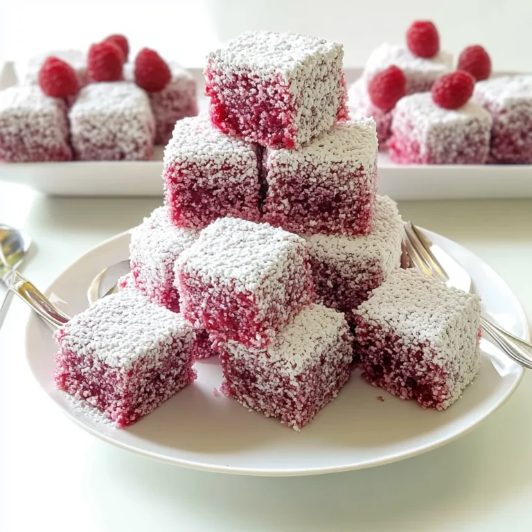Raspberry Lamingtons Recipe