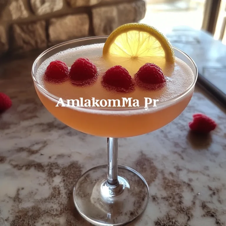 Raspberry Limoncello Martini Recipe