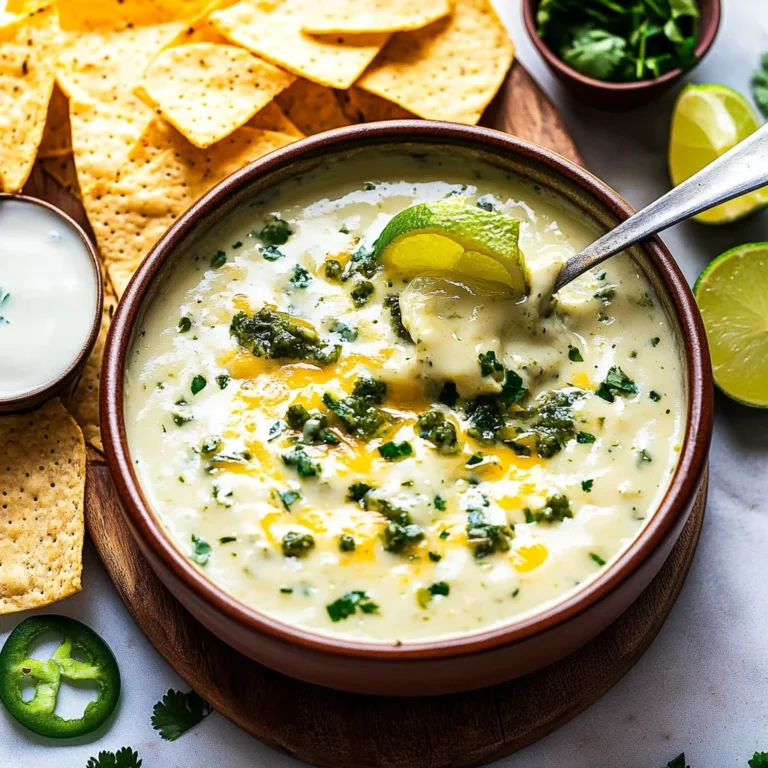 Salsa Verde Queso Dip Recipe