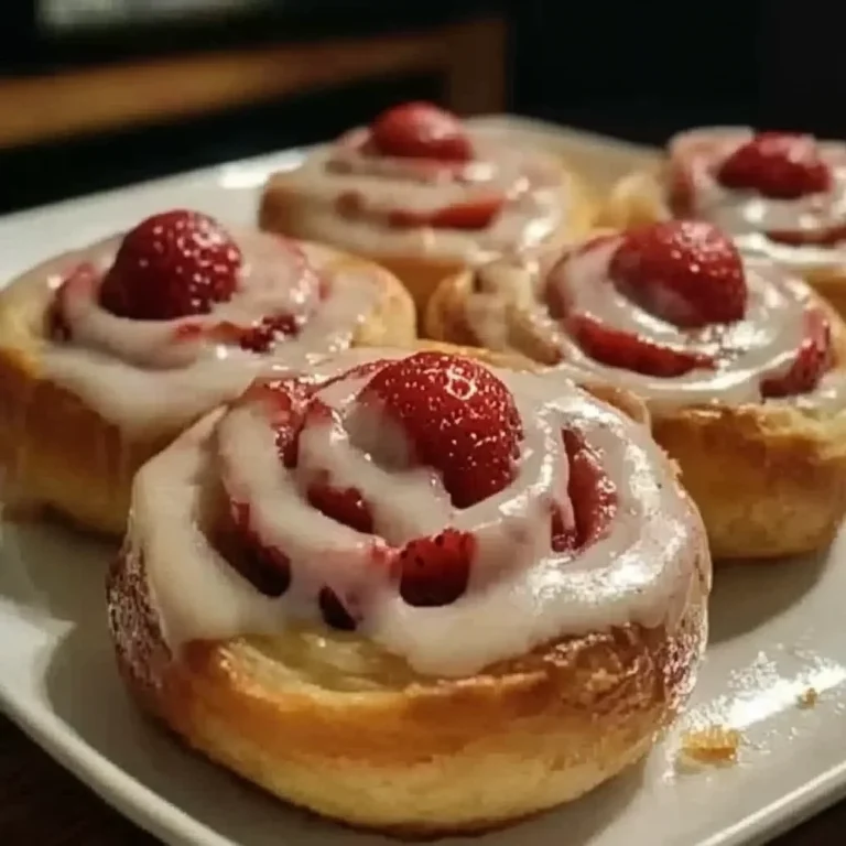 Strawberry Cheesecake Cinnabon Rolls Recipe
