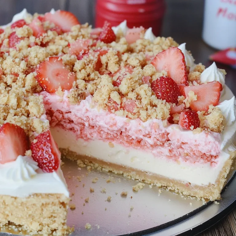 Strawberry Crunch Cheesecake Recipe
