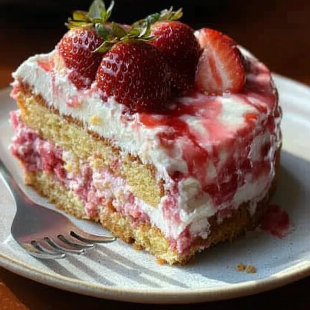 Strawberry Earthquake Cake - The Easiest Showstopping Dessert image-3