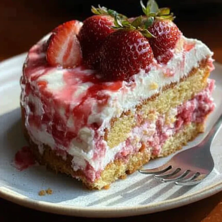 Strawberry Earthquake Cake Recipe Easy