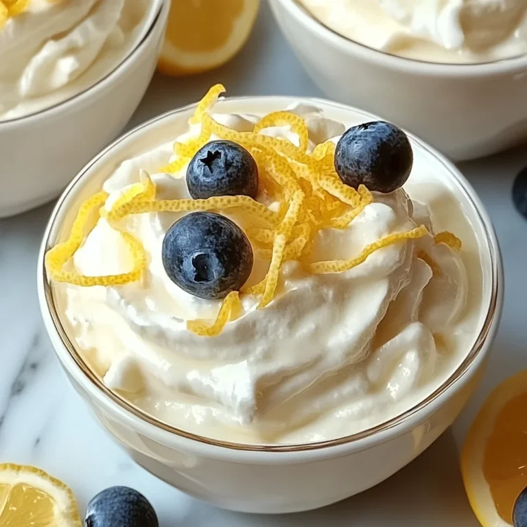 Easy Cottage Cheese Lemon Mousse Recipe
