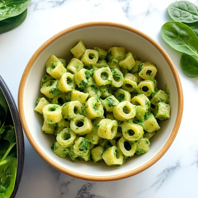 Cheesy Spinach Pasta Sauce Recipe