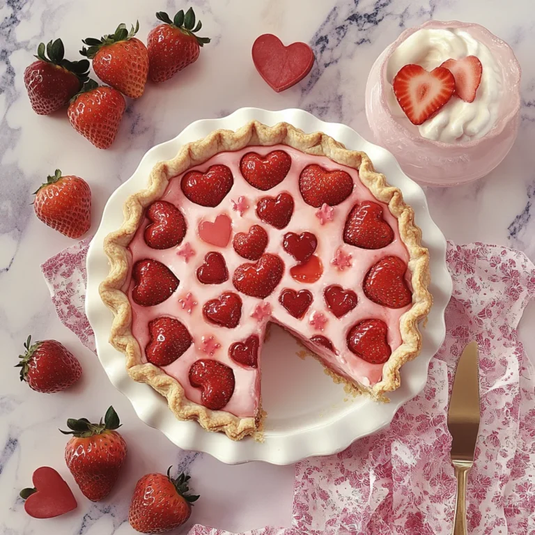 Valentine’s Day Strawberry Pie Recipe