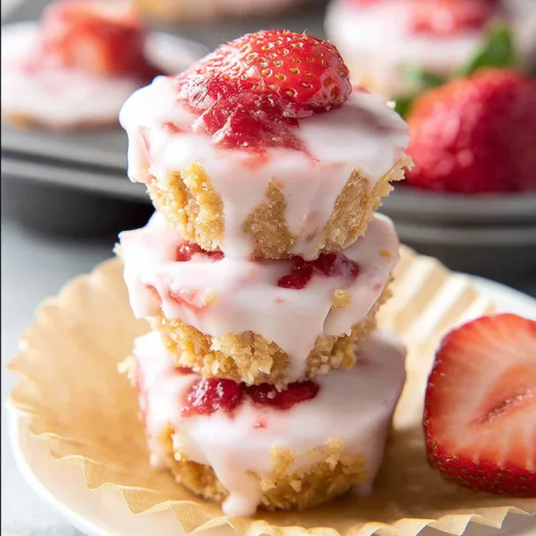 3 Ingredient Strawberry Yogurt Bites Recipe