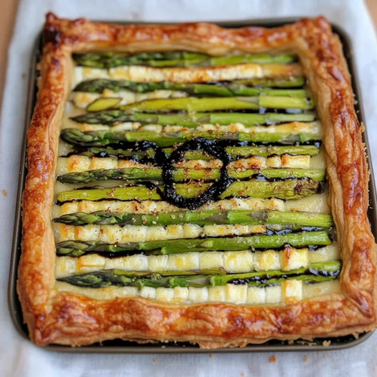 Asparagus Gruyere Tart Recipe