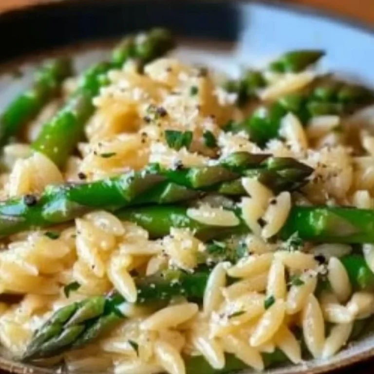 Asparagus and Parmesan Orzo Recipe