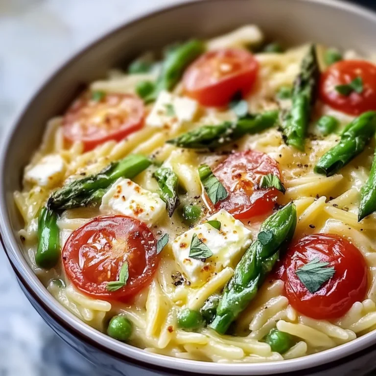 Healthy Baked Feta Orzo Recipe