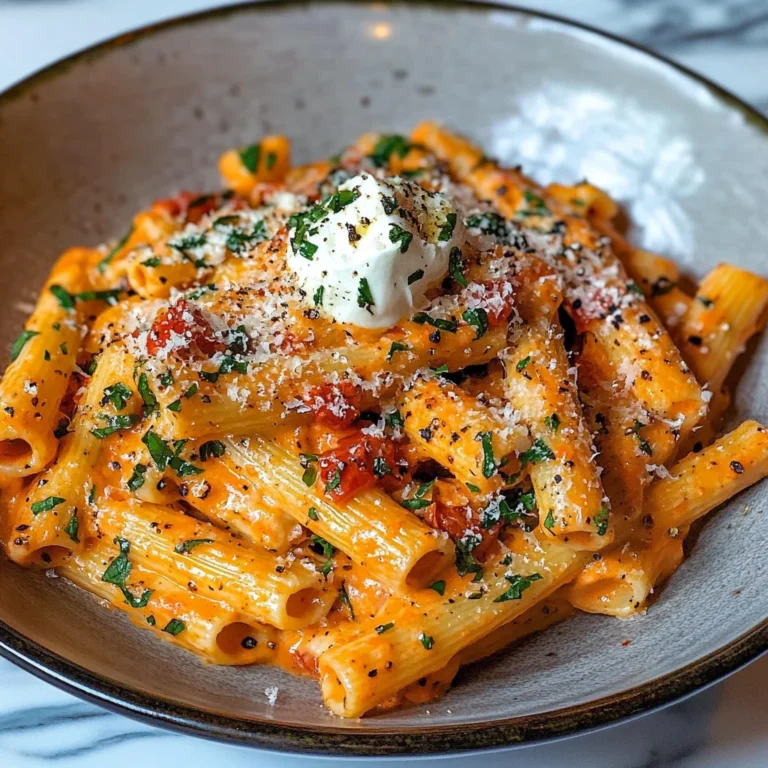 Creamy Tomato Garlic Pasta Recipe