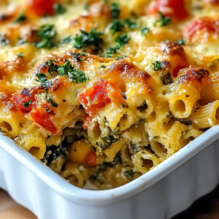 Tasty Mediterranean Vegetable Pasta Bake Recipe