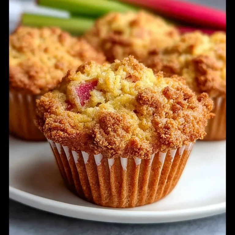 Quick Rhubarb Muffins Recipe