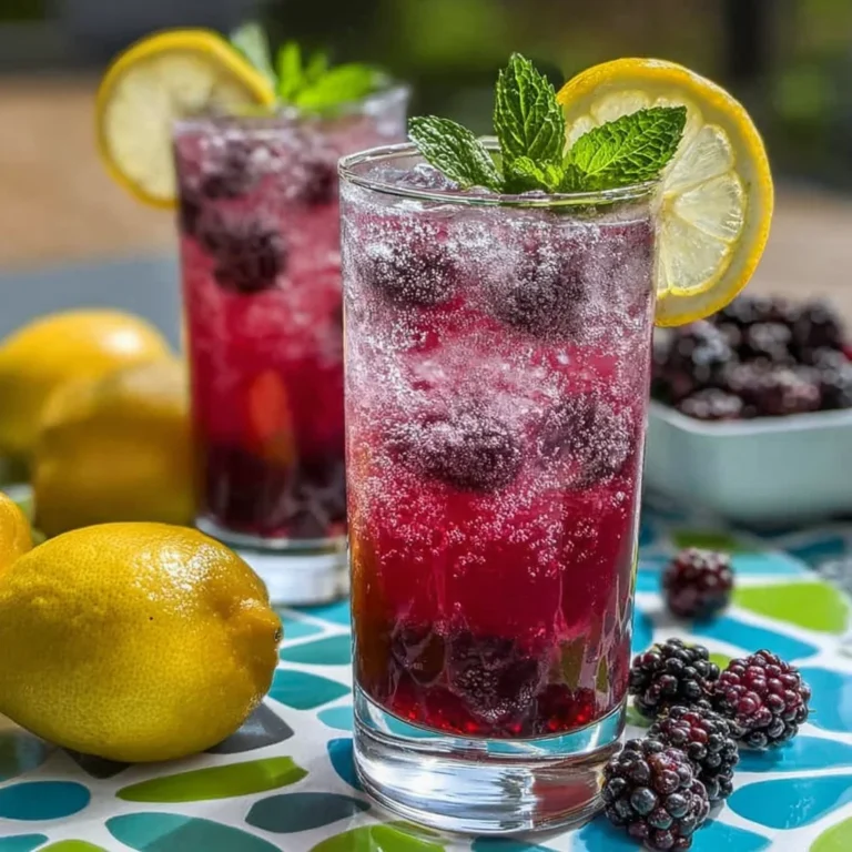 Blackberry Lemon Mocktail Recipe