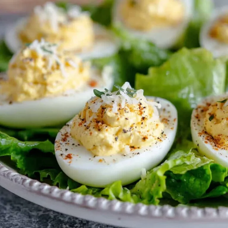 Caesar Deviled Eggs Recipe