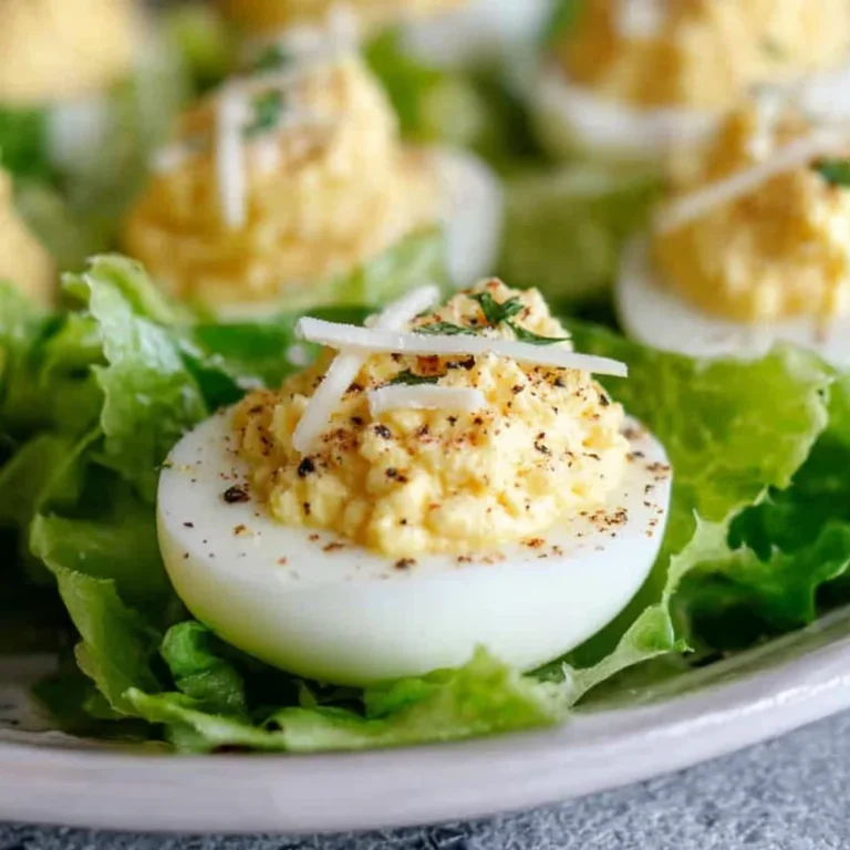 Caesar Deviled Eggs Recipe