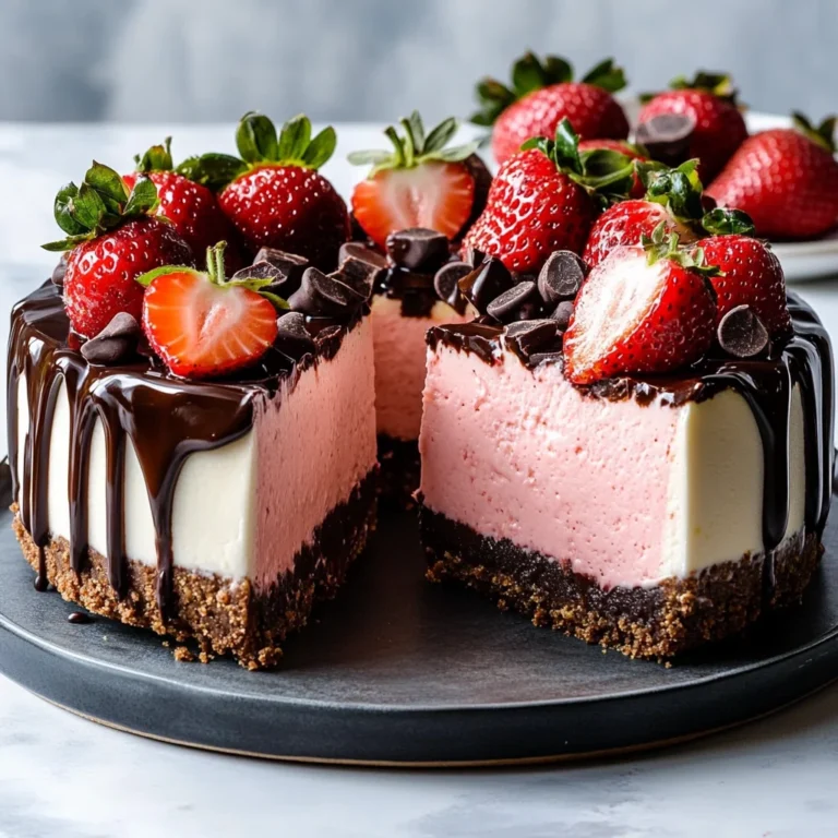Chocolate Covered Strawberry Cheesecake Recipe