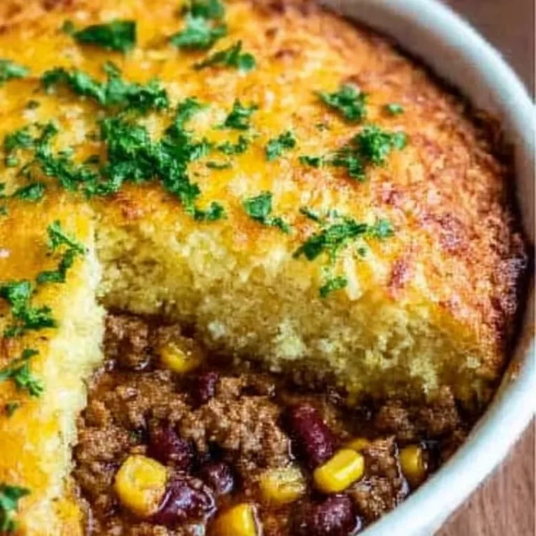 Easy Cowboy Cornbread Casserole Recipe