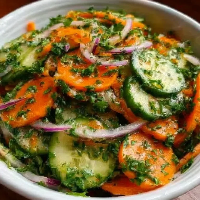 Crunchy Cucumber, Carrot and Celery Salad Recipe