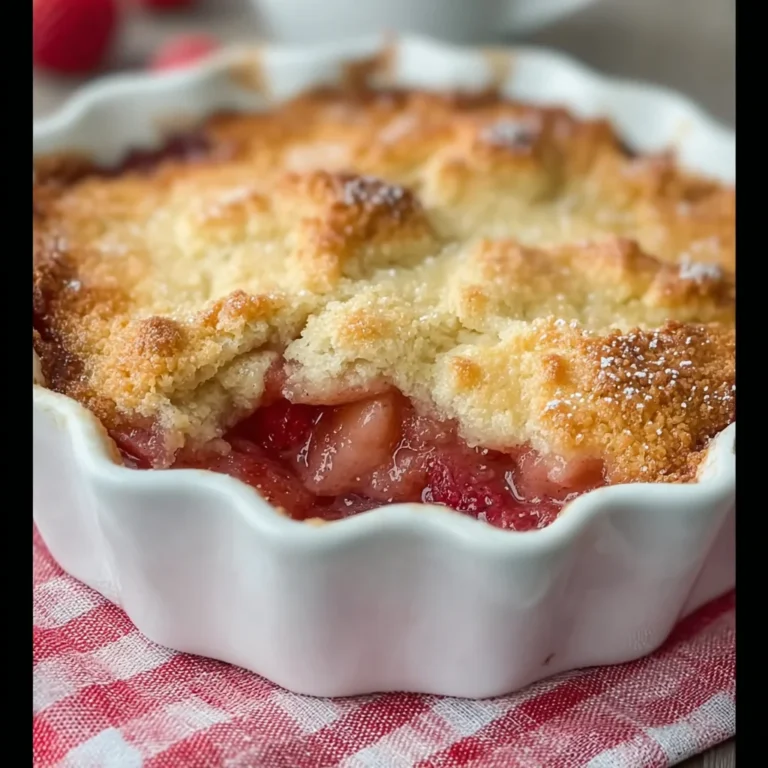 Classic Rhubarb Cobbler Recipe