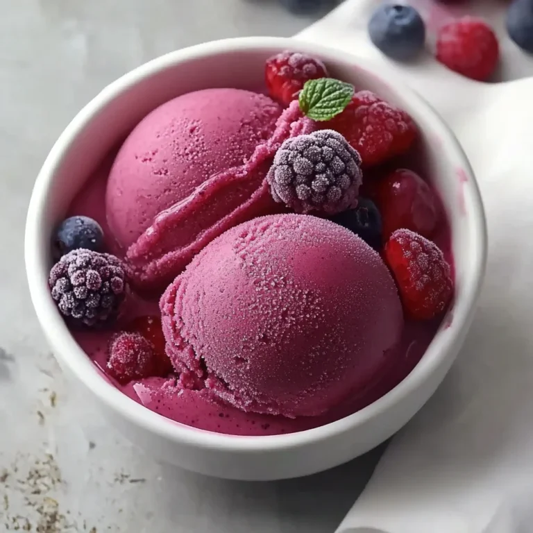 Delicious Berry Sorbet Recipe