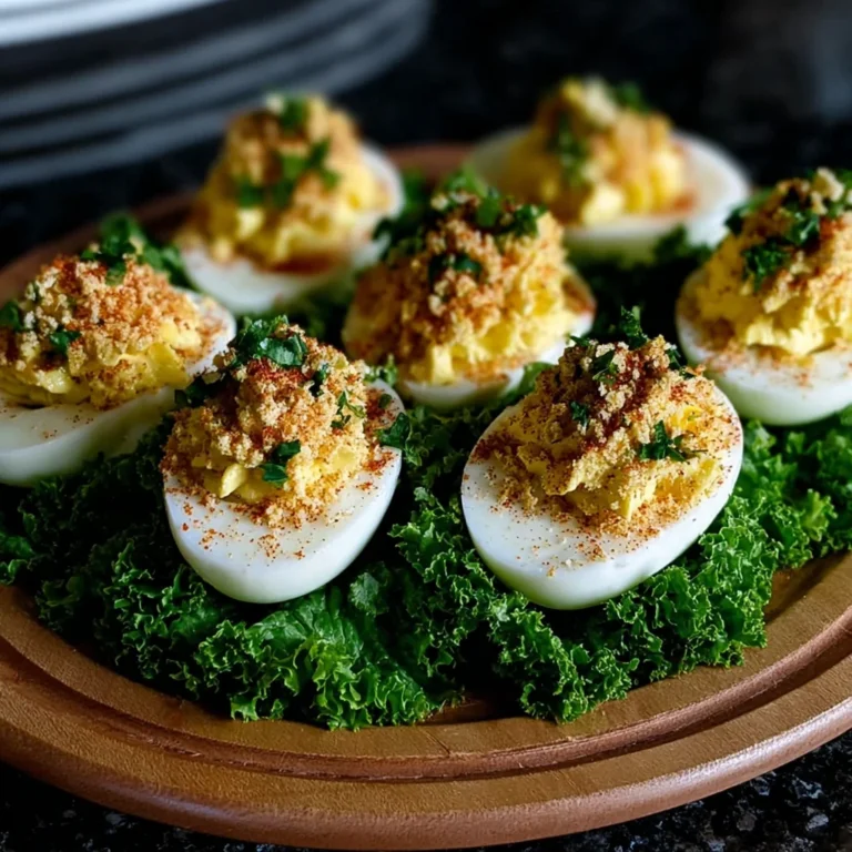 Caesar Salad Deviled Eggs Recipe