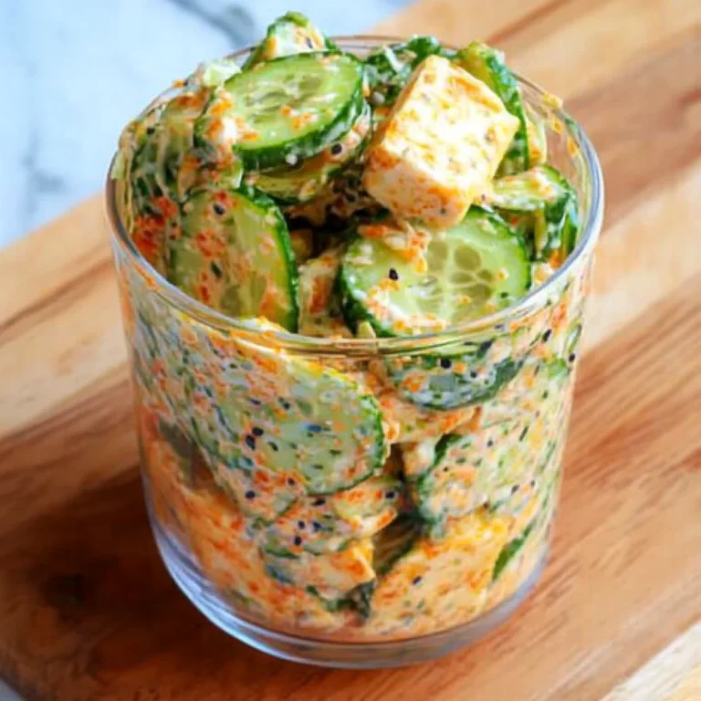 Creamy Asian Cucumber Salad Bowl Recipe