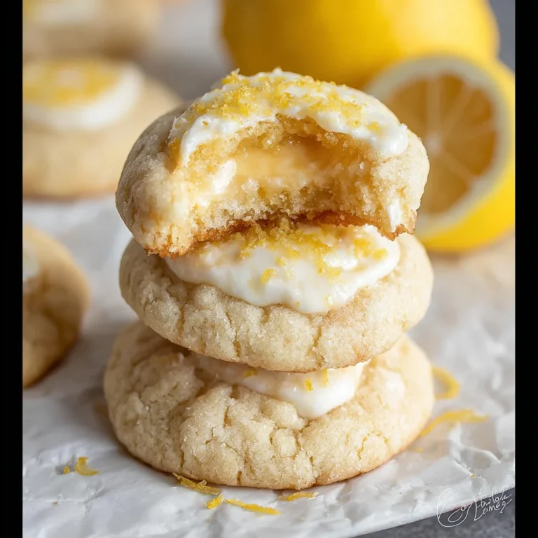 Lemon Cheesecake Cookies Recipe