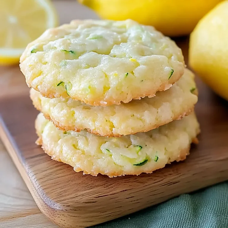 Easy Lemon Zucchini Cookies Recipe