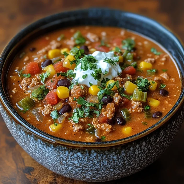 Tasty Meatless Taco Soup Recipe Easy
