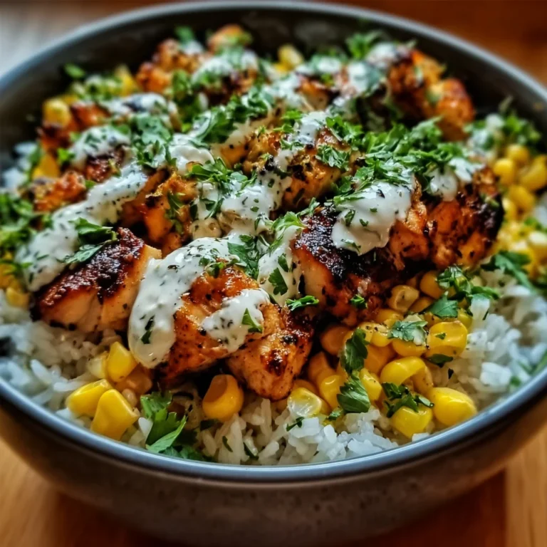 Street Corn Chicken Rice Bowl Recipe