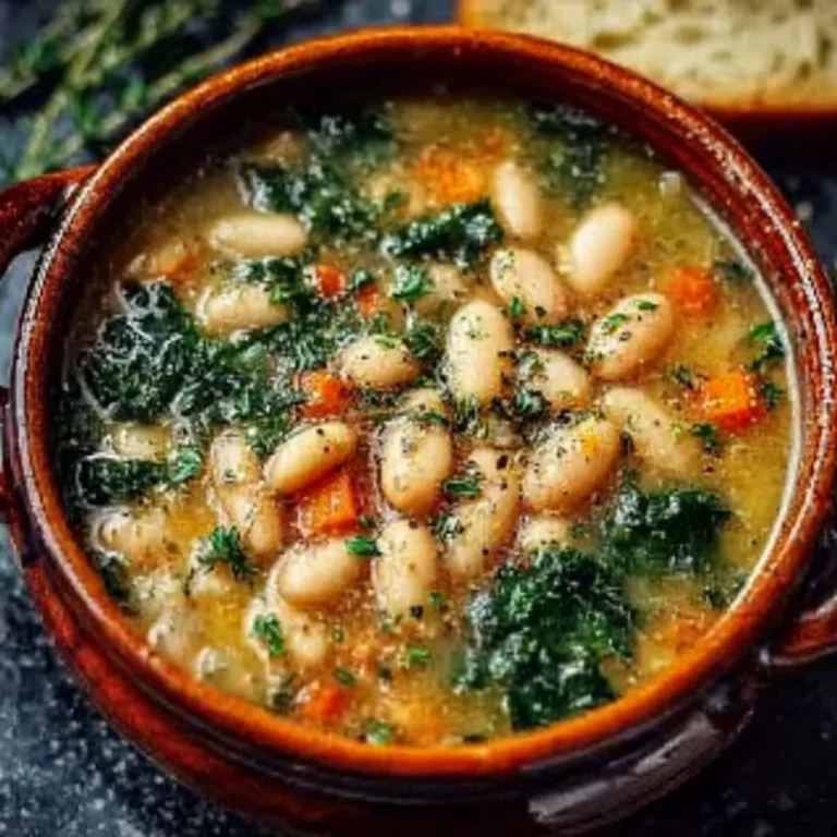 Easy Tuscan White Bean Soup Recipe