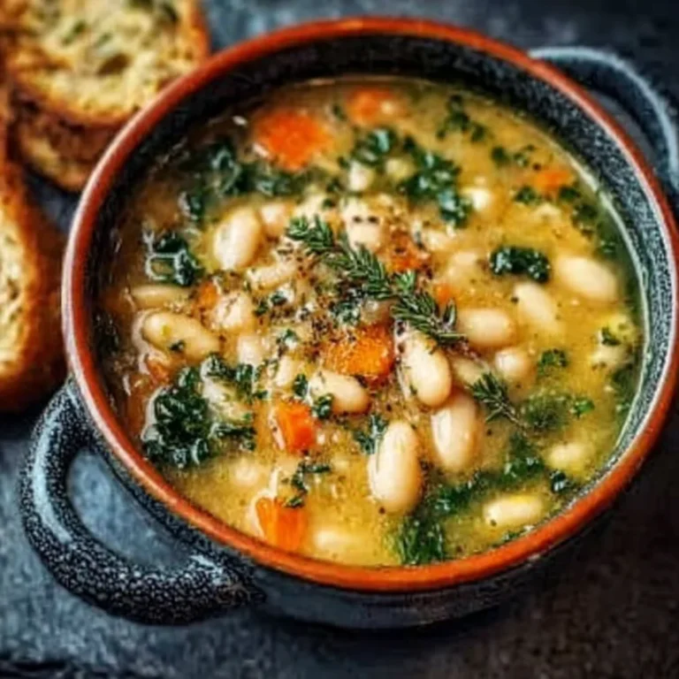 Easy Tuscan White Bean Soup Recipe