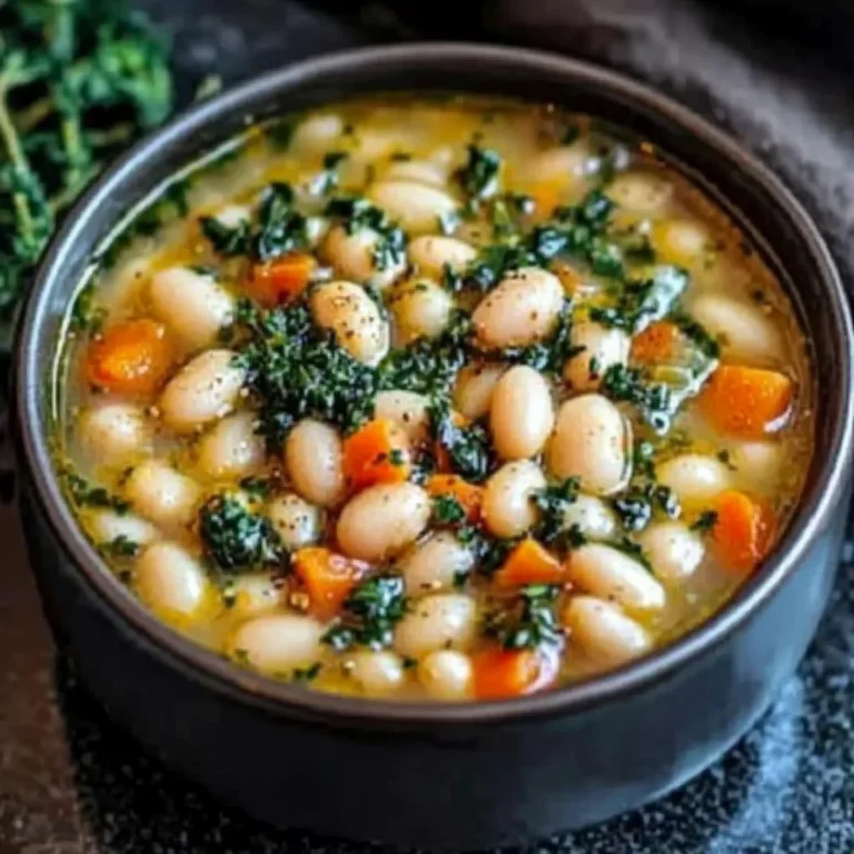 Easy Tuscan White Bean Soup Recipe