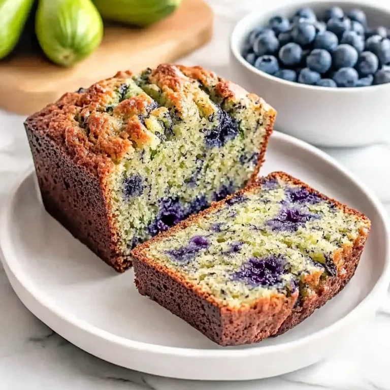Bakery-Style Blueberry Zucchini Bread Recipe